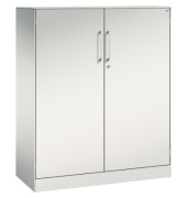 Stahlschrank Asisto 141032000S10153, abschlie&szlig;bar, 3 OH, lichtgrau, 100x131x43,5cm (BxHxT)