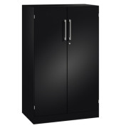 Stahlschrank Asisto 141033000S10145, abschlie&szlig;bar, 3 OH, schwarzgrau, 120x131x43,5cm (BxHxT)