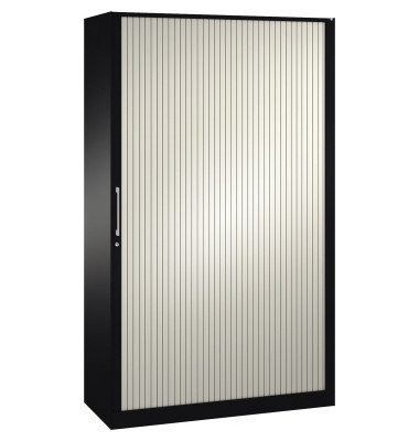 Rollladenschrank Asisto 143001000S10042, abschlie&szlig;bar, 5 OH, schwarzgrau/verkehrswei&szlig;, 120x198x43,5cm (BxHxT)