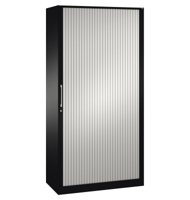Rollladenschrank Asisto 143002000S10026, abschlie&szlig;bar, 5 OH, schwarzgrau/lichtgrau, 100x198x43,5cm (BxHxT)