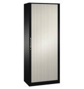 Rollladenschrank Asisto 143003000S10037, abschlie&szlig;bar, 5 OH, schwarzgrau/verkehrswei&szlig;, 80x198x43,5cm (BxHxT)