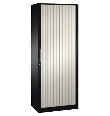 Rollladenschrank Asisto 143003000S10037, abschlie&szlig;bar, 5 OH, schwarzgrau/verkehrswei&szlig;, 80x198x43,5cm (BxHxT)