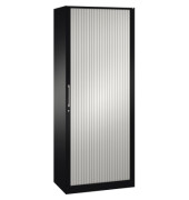 Rollladenschrank Asisto 143003000S10026, abschlie&szlig;bar, 5 OH, schwarzgrau/lichtgrau, 80x198x43,5cm (BxHxT)