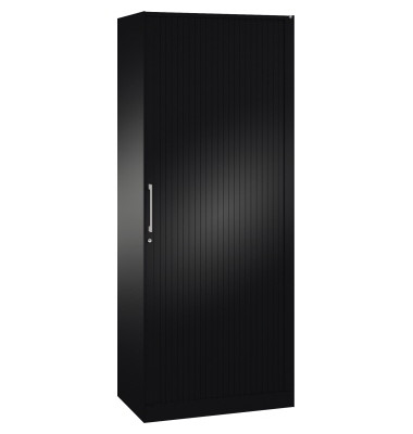 Rollladenschrank Asisto 143003000S10019, abschlie&szlig;bar, 5 OH, schwarzgrau, 80x198x43,5cm (BxHxT)