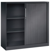 Rollladenschrank Asisto 143031000S10075, abschlie&szlig;bar, 3 OH, schwarzgrau, 120x131x43,5cm (BxHxT)