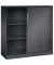 Rollladenschrank Asisto 143031000S10075, abschlie&szlig;bar, 3 OH, schwarzgrau, 120x131x43,5cm (BxHxT)