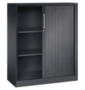 Rollladenschrank Asisto 143032000S10074, abschlie&szlig;bar, 3 OH, schwarzgrau, 100x131x43,5cm (BxHxT)
