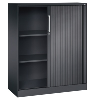 Rollladenschrank Asisto 143032000S10074, abschlie&szlig;bar, 3 OH, schwarzgrau, 100x131x43,5cm (BxHxT)