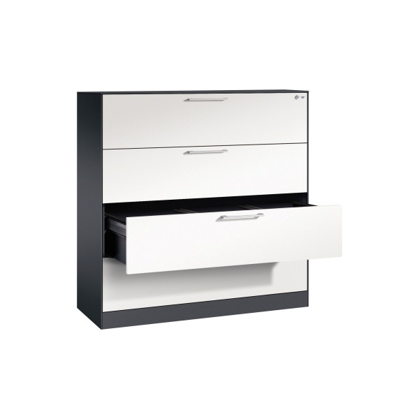 4025314956702 - Hängeregistraturschrank Asisto 146021413S10091 A4 3bahnig sgr rws 4025314956702 C+P-Möbel