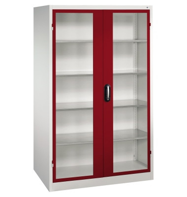 Werkzeugschrank 8932055S10018 Fenstertür 1950x1200x600mm lgr/rrt