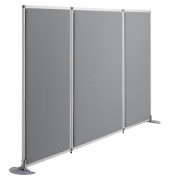 Stellwand stoffbespannt 1210mm grau