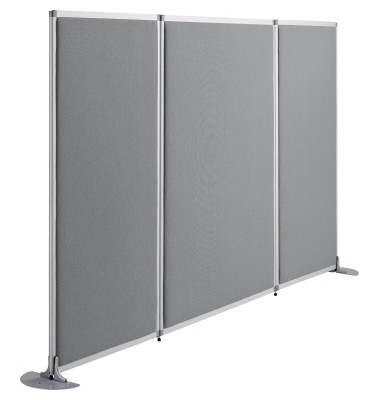 Stellwand stoffbespannt 1210mm grau