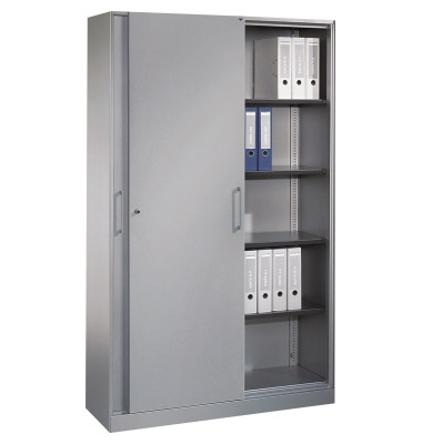 Rollladenschrank Asisto 142001000S10004, abschlie&szlig;bar, 5 OH, wei&szlig;aluminium, 120x198x43,5cm (BxHxT)