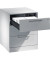 Karteischrank 146274322S10052 A5 quer 3Schübe 2bhg lgr/lgr