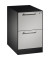 H&auml;ngeregistraturschrank 146275211S10014 Asisto, schwarzgrau/wei&szlig;aluminium, 2 Schubladen, 1-bahnig