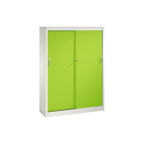 4059369441746 - C+P Schiebetürenschrank Acurado H1600xB1200xT400mm Korpus Lichtgrau Fronten Viridingrün Inneneinrichtung Lichtgrau Abdeckplatte hellgrau Anzahl Fächer 3 4059369441746 - C+P Schiebetürenschrank Acurado H1600xB1200xT400mm Korpus Lichtgrau Fronten Viridingrün Inneneinrichtung Lichtgrau Abdeckplatte hellgrau Anzahl Fächer 3