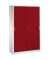 Schiebet&uuml;renschrank Acurado 205000S10145, abschlie&szlig;bar, 5 OH, rubinrot/lichtgrau, 120x195x50cm (BxHxT)