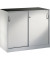 Werkzeugschrank 205609S10072 Schiebetür 1000x1200x500mm lgr/lgr