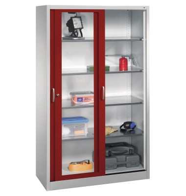 Werkzeugschrank 2059055S10035 Schiebet&uuml;r 1950x1200x500mm lgr/rrt