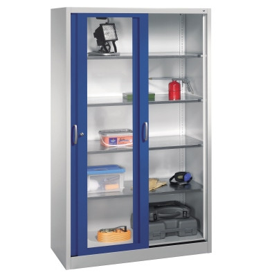 Werkzeugschrank 2059055S10041 Schiebet&uuml;r 1950x1200x500mm lgr/ebl