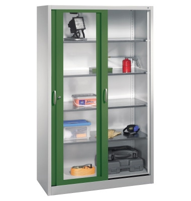 Werkzeugschrank 2059055S10042 Schiebetür 1950x1200x500mm lgr/rgn