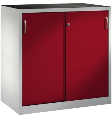 Werkzeugschrank 206709S10027 Schiebet&uuml;r 1200x1200x600mm lgr/rrt