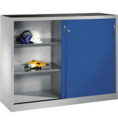 Werkzeugschrank 214709S10013 Schiebet&uuml;r 1200x1600x400mm lgr/ebl