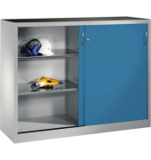 Werkzeugschrank 214709S10015 Schiebet&uuml;r 1200x1600x400mm lgr/lbl