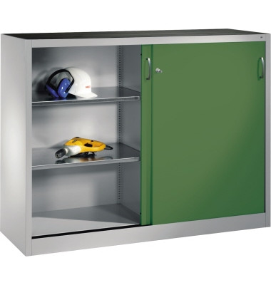 Werkzeugschrank 214709S10023 Schiebet&uuml;r 1200x1600x400mm lgr/rgn