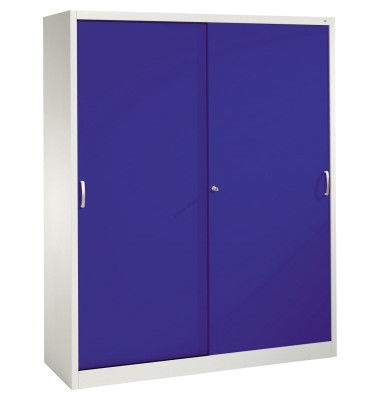 Aktenschrank 215000S10178 2x5OH 1950x1600x500mm lgr/lpbl