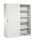 Schiebet&uuml;renschrank Acurado 215000S10099, abschlie&szlig;bar, 2x5 OH, lichtgrau, 160x195x50cm (BxHxT)
