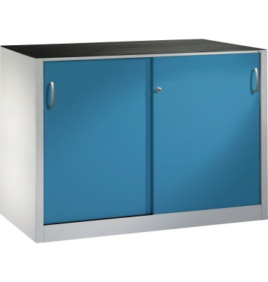 Werkzeugschrank 216609S10044 Schiebet&uuml;r 1000x1600x600mm lgr/lbl