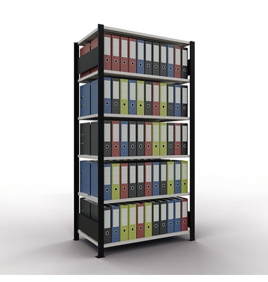 Regal MULTIplus150 36043-S Grund 2.000x1.000x600mm MA sw/l.gr