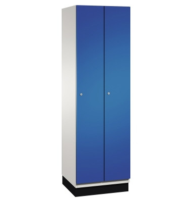 Umkleidespind 4510020S10031 Sockel 2Abteile B600mm lgr/ebl