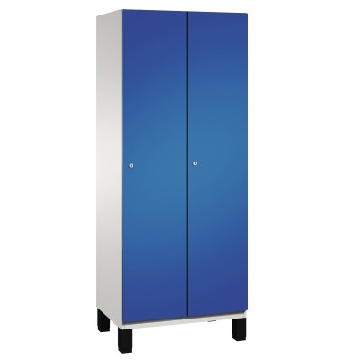 Umkleidespind 4510022S10048 Füße 2Abteile B800mm lgr/ebl