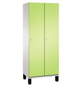 Umkleidespind 4510022S10049 Füße 2Abteile B800mm lgr/vgn