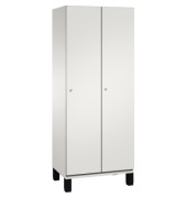 Umkleidespind 4510022S10028 Füße 2Abteile B800mm lgr/lgr