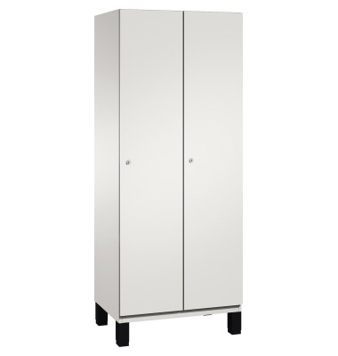 Umkleidespind 4510022S10028 Füße 2Abteile B800mm lgr/lgr