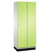 Umkleidespind 4510022S10052 Sockel 2Abteile B800mm lgr/vgn