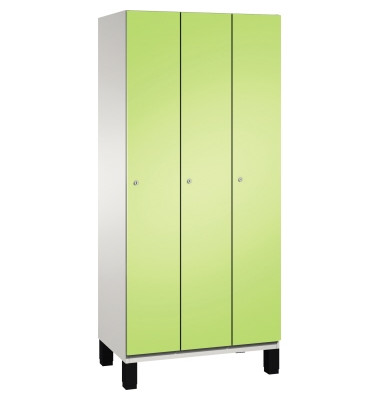 Umkleidespind 4510030S10041 Füße 3Abteile B900mm lgr/vgn