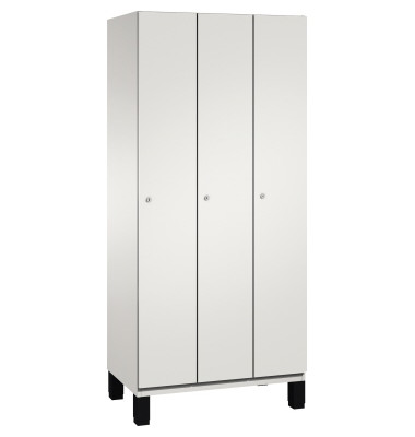 Umkleidespind 4510030S10010 Füße 3Abteile B900mm lgr/lgr