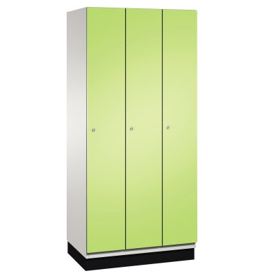 Umkleidespind 4510030S10056 Sockel 3Abteile B900mm lgr/vgn