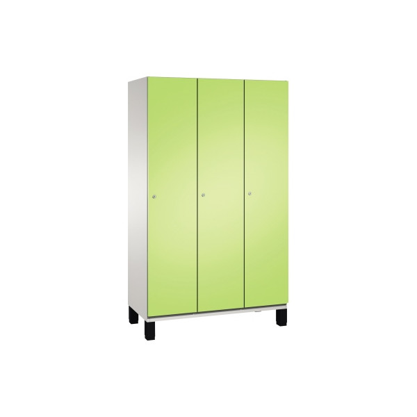 4059369447120 - Umkleidespind 4510032S10013 Füße 3Abteile B1200mm lgr vgn 4059369447120 CP-Möbel