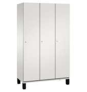 Umkleidespind 4510032S10010 Füße 3Abteile B1200mm lgr/lgr