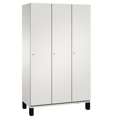 Umkleidespind 4510032S10010 Füße 3Abteile B1200mm lgr/lgr