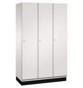 Umkleidespind 4510032S10018 Sockel 3Abteile B1200mm lgr/lgr