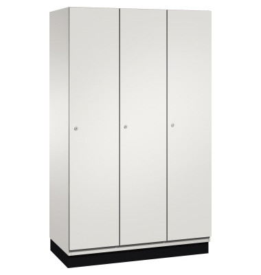 Umkleidespind 4510032S10018 Sockel 3Abteile B1200mm lgr/lgr