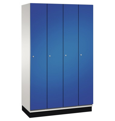 Umkleidespind 4510040S10022 Sockel 4Abteile B1200mm lgr/ebl