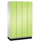 Umkleidespind 4510040S10023 Sockel 4Abteile B1200mm lgr/vgn