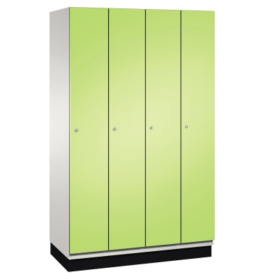 Umkleidespind 4510040S10023 Sockel 4Abteile B1200mm lgr/vgn